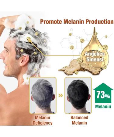  Grgowe Natural Hair Darkening Black Hair Shampoo Shampoo for Black Hair Polygonum Multiflorum Shampoo He Shou Wu Shampoo For Grey Hair Dry And Damaged Hair Men And Women - Buy Online on GoSupps.com