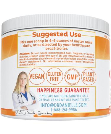 Gut Assist Powder - Leaky Gut Repair Supplement with Glutamine, Arabinogalactan, Licorice Root - Supports IBS, Heartburn, Bloating, Gas, Constipation, SIBO - Orange Flavor by Doctor Danielle - Buy Online on GoSupps.com