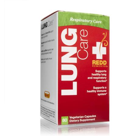Redd Remedies Lung Care Respiratory & Immune Support Capsules - 80 Count - Buy Online on GoSupps.com