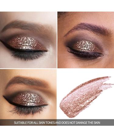 Anglicolor Glitter Eyeshadow Liquid - Highly Pigmented Diamond Eyeliner & Eyeshadow in Vegan Earth Color (#8) - Buy Online on GoSupps.com