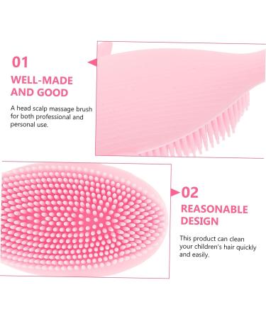 Beavorty Silicone Baby Bath Brush Set - Newborn Scrubber & Scalp Massager - Hair Washing & Body Massage Tools - 4pcs - Buy Online on GoSupps.com