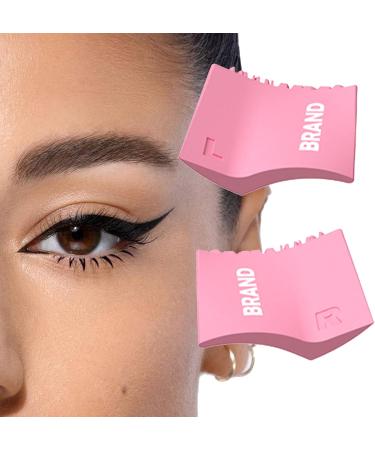 Eyeliner Stamp Silicone Tool for Lower Lash Eyeliner Stamp - Silicone Eye Makeup Tool Lower Lashes for Makeup Beginner Girls Pink - Buy Online on GoSupps.com