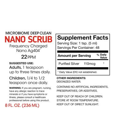 Buy Nano Scrub by Silver Fern Brand - 48 Servings of Frequency Activated Nano Ag4O4 - International Shipping Available - Buy Online on GoSupps.com