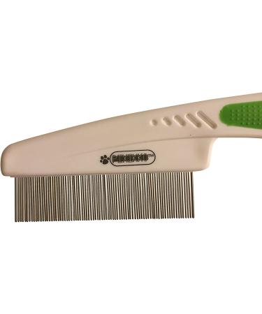 Pixikko Pet Fine Pin Comb - 18mm Metal Pins | Removes Flaky Skin and Loose Hair - Buy Online on GoSupps.com