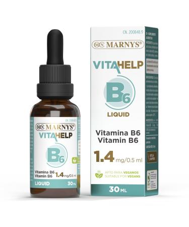 MARNYS VITAMINA B6 liquida 30ml. compl ment sp cialis pour soutenir l organisme contenance 6 l favorise le bien- tre lorsqu il est utilis de fa on continue et devient un alli fiable dans la rou