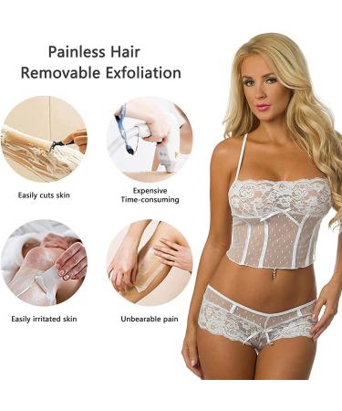 Crystal Hair Eraser for Women and Men - Painless Exfoliating Magic Hair Removal Tool (Black) - Buy Online on GoSupps.com