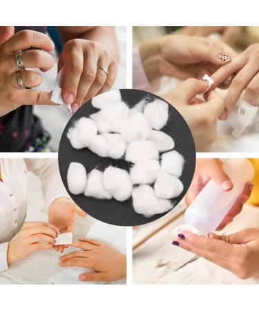 Hemobllo Boules De Coton Nettoyantes Pour Ongles 300pcs Absorption lev e Fibres Non Pelucheuses Usage Salon Et Maison Nettoyage Dissolvant Gel - Buy Online on GoSupps.com