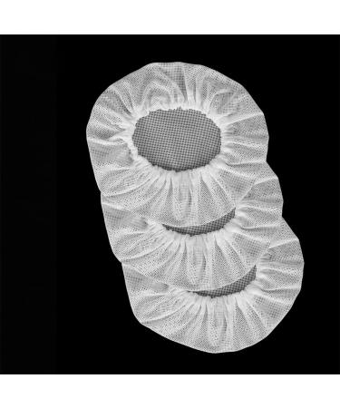 3Pack White Hairnets Head Covers Elastic Food Service Hair Nets Reusable Mesh Chef Cap Work Hat Mesh Hair Net Hair Nets Sleep Cap Hair Net Cap