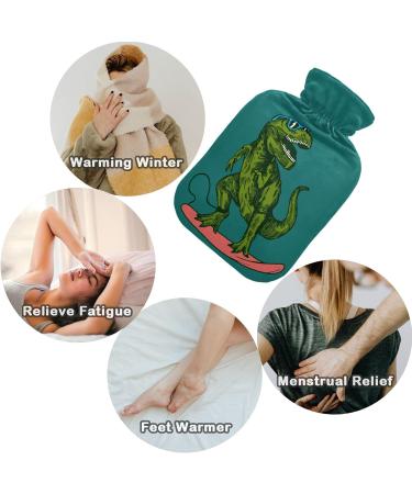 Buy Naanle T-Rex Transparent Hot Water Bottle 2L Large Bed Warmer for Pain Relief & Therapy | Dinosaur Design - Buy Online on GoSupps.com