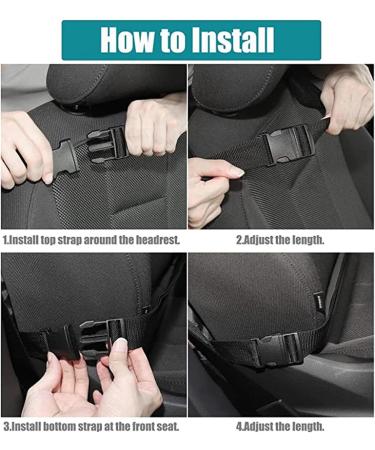 Car Seat Organizer with Auto Hooks - Back Seat Protector for Kids with Tablet Holder and Travel Accessories - Buy Online on GoSupps.com