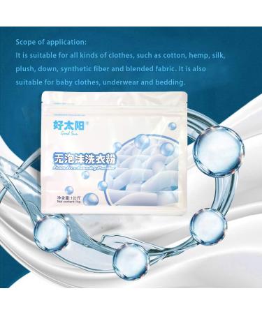 Foam Free Stain Remover Powder for Clothes Detergent Cleanser Household Foamless Remover Wash Cleaning Powder 2.2LB - Buy Online on GoSupps.com