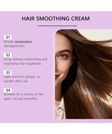  ZHJZGS Hair Smoothing Cream - Damaged Repair Light Frizz Control Long-Lasting Hydration and Shine for All Hair Types Semi-Permanent Smoothing (1PCS) - Buy Online on GoSupps.com