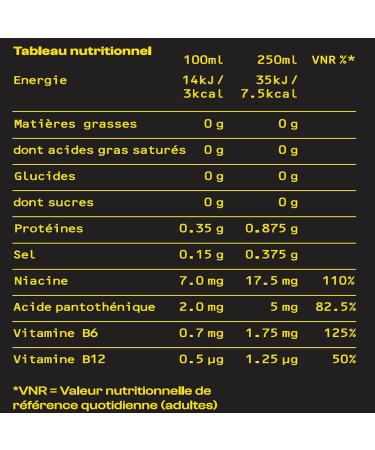 Yam Energy - Sugar-free Energy Drink 200mg caffeine 1000mg taurine - Energy booster - 250mL - YAM Nutrition - Buy Online on GoSupps.com