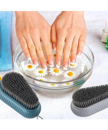 2 Pcs Heavy Duty Nail Brush for Cleaning Fingernails - Hand Scrub Brush with Hanging Rope - Narrow Bristles for Fingernails and Toes - Buy Online on GoSupps.com