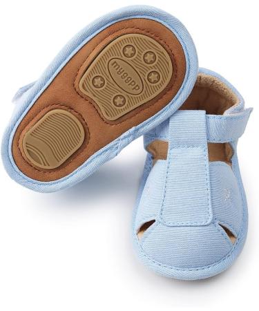 MK Matt Keely Baby Boys Soft Sole Sandals - Blue, 3-6 Months - Buy Online on GoSupps.com