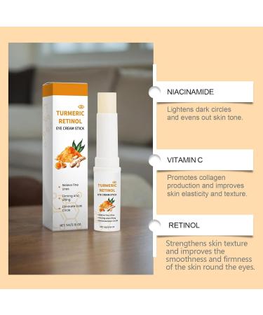  homomdy Turmeric and retinol eye cream - For dark circles and puffy eyes - Anti-wrinkle eye cream - Reduces fine lines - Anti-aging - Firming and lifting - Moisturizing - Buy Online on GoSupps.com