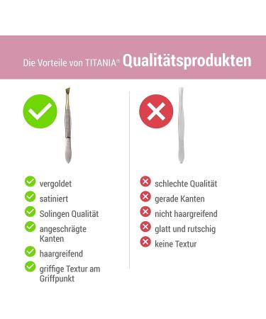 Titania Gold Plated Point Tweezers - Pack of 1, 12g - Buy Online on GoSupps.com
