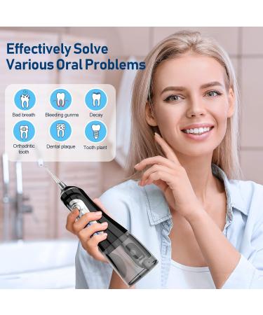 NBGRLVS Portable Water Dental Flosser - Cordless 320ML 6 Modes IPX7 Waterproof Oral Irrigator for Travel & Home Use - Buy Online on GoSupps.com