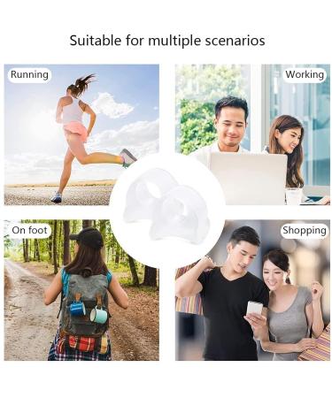 4 Pairs Transparent Toe Separators - Pain Relief for Bunion & Overlapping Toes - Gel Toe Spreader for Comfort - Buy Online on GoSupps.com