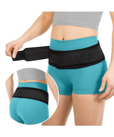BraceAbility Anterior Pelvic Tilt Brace - Rotated Hip Posture Alignment Correction Belt for Tilted or Twisted Pelvis Girdle Pain  Posterior Pregnancy SPD Treatment  Lower Crossed Syndrome Support