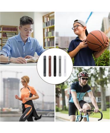 Bekecidi 10 Pairs Soft Silicone Glasses Hanging Sleeves - Comfortable Ear Handles for Reading & Sunglasses | 5 Colors Available - Buy Online on GoSupps.com