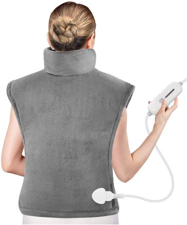 COMFIER Heating Pad for Back Pain - Heat Belly Wrap Belt with Vibration  Massage, Fast Heating Pads with Auto Shut Off, for Lumbar, Abdominal, Leg
