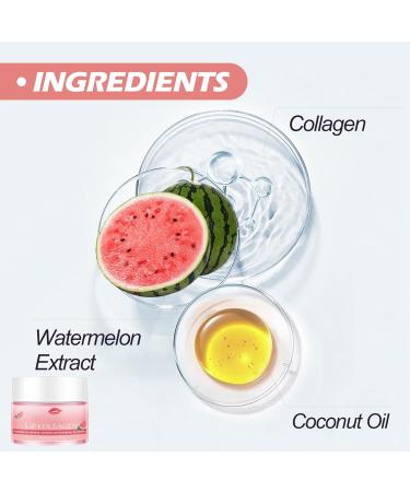 Lip Sleeping Mask Lip Sleep Mask Overnight Lip Skincare Lip Oils Lip Moisturiser for Dry Chapped Peeling Cracked Lips Fades Lip Lines Lip Balm for Moisture Lip Care (Watermelon) - Buy Online on GoSupps.com