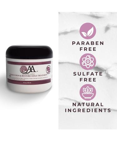 African Afro Strengthen & Restore Edge Treatment | All-Natural Hair Growth & Scalp Treatment with Peppermint Oil | Cruelty-Free Hair Care for Men & Women | 4 Fl Oz - Buy Online on GoSupps.com