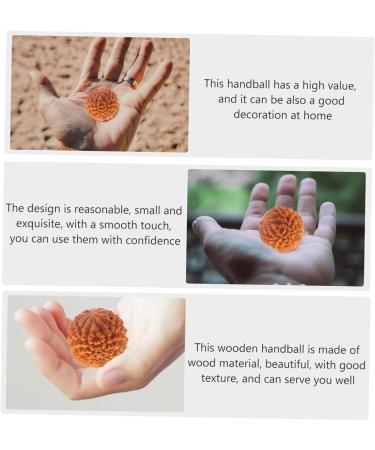 Magiclulu 10 STK Massage Globe Mini Tools - Handwerk Baoding Sphere Wooden Roller Massage Device Fitness Durian Ball - International Shipping Available - Buy Online on GoSupps.com