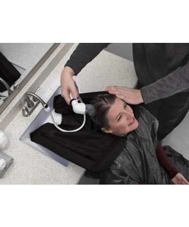 COMFORT CAPE Shampoo Sink Drape | Hair Washing Aid for Homes, Salons & Campers | Durable & Portable | Made in U.S.A. | BKV Black Velcro Clasp - Buy Online on GoSupps.com