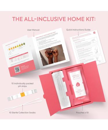 Vaginal PH Test Kit - Balance Strips & Yeast Infection Test - FSA HSA Approved - 10 Individually Packed Strips for Women - Buy Online on GoSupps.com