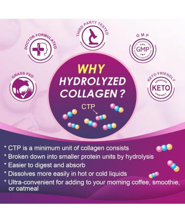 NATURE TARGET Multi Collagen Peptides Powder - Type I II III V X - Hydrolyzed Collagen Peptides with Vitamin C Hyaluronic Acid Supports Skin Hair Nail & Joint Grass-Fed Non-GMO 50 Servings - Buy Online on GoSupps.com