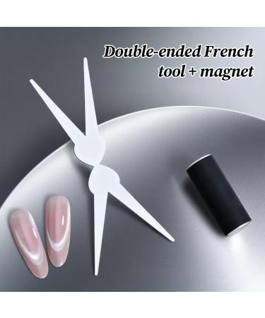 Magnet Nail Polish Double Head Efficient Nail Tool Gel Magnetic Wand For Beginners Party Daily Wedding Commuting Home Studio - Buy Online on GoSupps.com