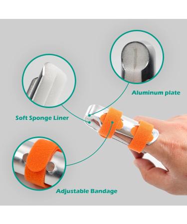 Finger Splint for Pain Relief and Immobilization - Ideal for Adults and Children - Great for Sprains, Arthritis, and Broken Fingers - Buy Online on GoSupps.com