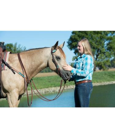 Shop Turquoise Cross & Beaded Collection - Premium Straight Breast Collar | International Shipping Available - Buy Online on GoSupps.com