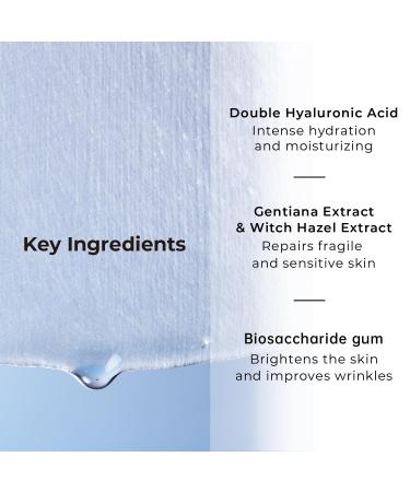 WIS Intensive Hydrating Facial Mask - 10 Pack with Hyaluronic Acid for All Skin Types | Anti-Aging Pore Minimizing Skin Repair - Buy Online on GoSupps.com