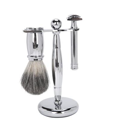Shaving set shaving brush brush holder 3pcs for hairdressers