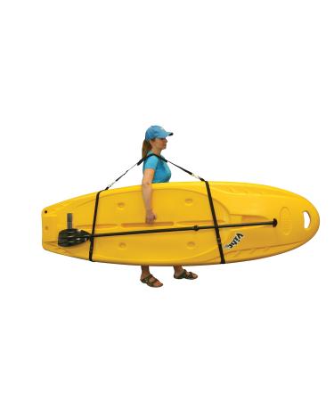 Pelican Boats - Universal SUP & Kayak Comfortable Carrying Shoulder Strap  PS1295-1 - Universal Adjustable Sling with Built-in Paddle Loop