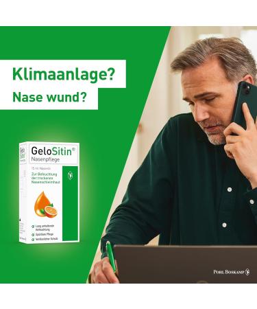 GeloSitin Nasal Care: Hydrating Nasal Oil Spray for Dry Nasal Mucosa - International Shipping Available - Buy Online on GoSupps.com