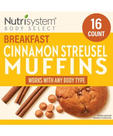 Nutrisystem Cinnamon Streusel Breakfast Muffins 16ct - Delicious Pastries for a Strong Start to Your Day - Buy Online on GoSupps.com