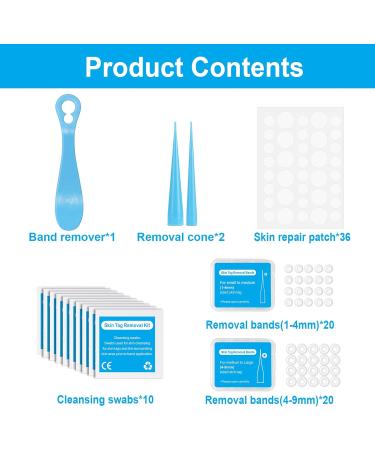 Painless 2-in-1 Skin Tag Removal Kit for Micro to Large Skin Tags (1-9mm) - Safe & Easy DIY Tool for Home Use - Buy Online on GoSupps.com