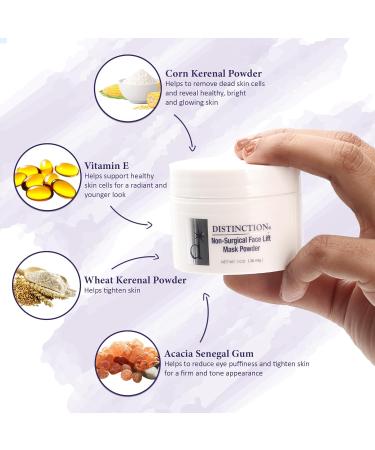 Distinction Firmalift Instant Firming Face Lift Powder & Activator Combo - Anti-Aging Solution for Tightening Skin Reducing Fine Lines & Wrinkles - Radiant Youthful Glow - Buy Online on GoSupps.com