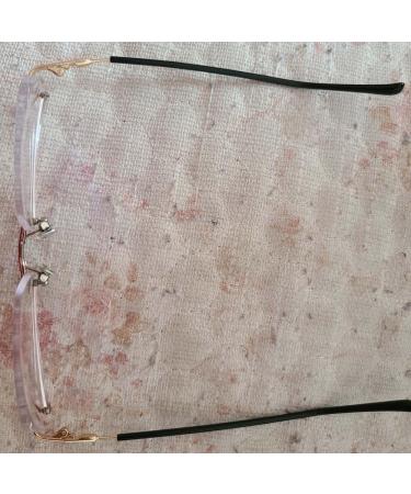 RiJpex Eyeglass Leg & Ear Hook Holder - Metal Temples & Nose Bridge Replacement Set for Rimless Glasses - Gold | International Shipping Available - Buy Online on GoSupps.com