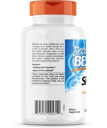 Buy Doctor's Best Silymarin 150 mg - 240 Veggie Caps for Liver Support - Buy Online on GoSupps.com