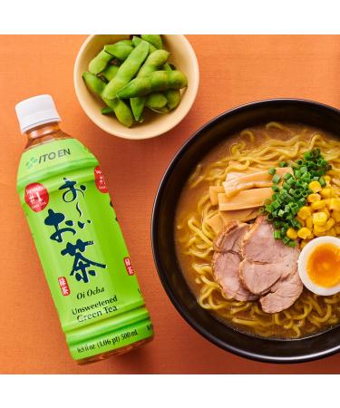Ito En Unsweetened Green Tea - Vegan & Gluten-Free - Selected Tea Leaves - 500ml Bottle - International Shipping Available - Buy Online on GoSupps.com