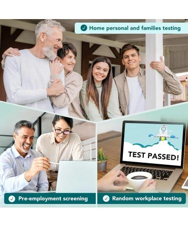 5 Pack Easy Home 5 Panel Instant Urine Drug Test - THC COC OPI AMP MET #EDOAP-254 - Buy Online on GoSupps.com