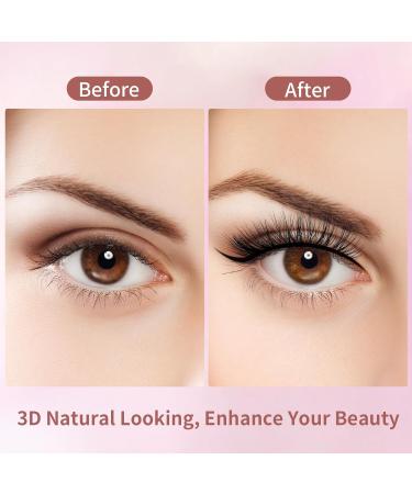 Magnetic Eyelashes and Eyeliner Kit | 10 Pairs 4D Natural Look False Lashes | No Glue Needed, Reusable, Long Lasting | Self Adhesive with 4 Tubes of Magnetic Liner, Tweezers | 10 Packs Gift Box - Buy Online on GoSupps.com