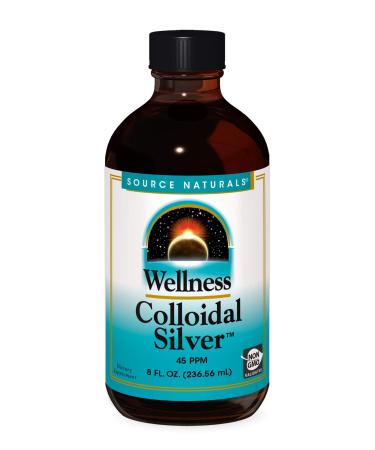 Source Naturals Wellness Colloidal Silver 45 ppm Supports Physical Well Being* - 8 Fluid oz
