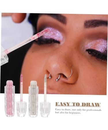 FOMIYES 6 Pcs Eyeshadow Eye Makeup Make up Liquid Eye Shadow Shampoo+shield Cosmetics Plastic - Buy Online on GoSupps.com