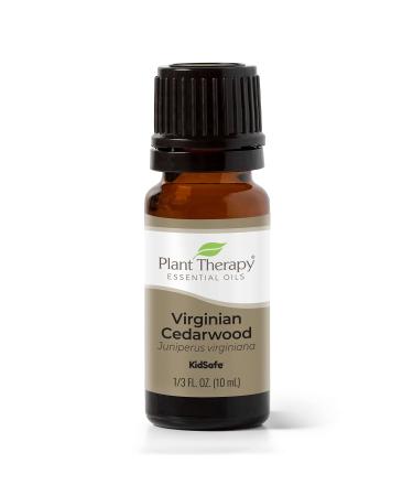 Plant Therapy Cedarwood Virginian Essential Oil 10 mL (1/3 Oz) 100% Pure Undiluted Therapeutic Grade